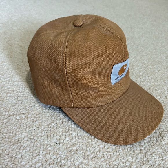 Vintage Carhartt Hat Medium Quilted Insulated Ear Neck Flap Duck Canvas - Picture 2 of 11